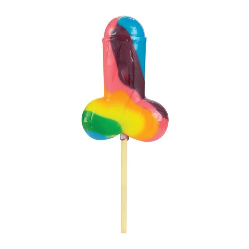 Rainbow Penis Shaped Lollipop Rainbow Penis Shaped Lollipop