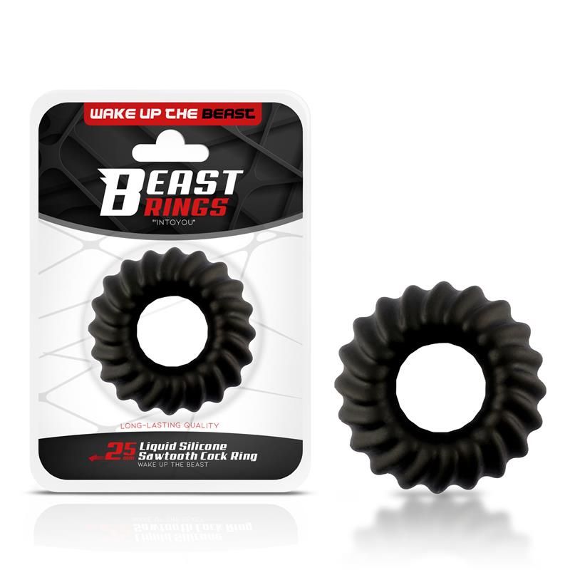 Penis Ring Sawtooth Liquid Silicone 25 mm Penis Ring Sawtooth Liquid Silicone 25 mm