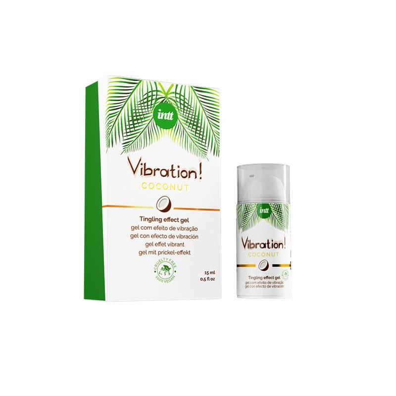 Liquid Vibrator Coconut 100% Vegan Heat Effect 15 ml Liquid Vibrator Coconut 100% Vegan Heat Effect 15 ml