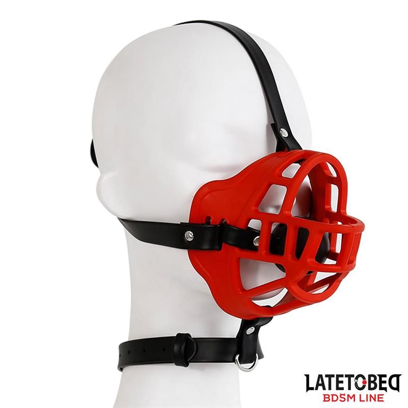 Muzzle with Breathable Gag Ball Muzzle with Breathable Gag Ball