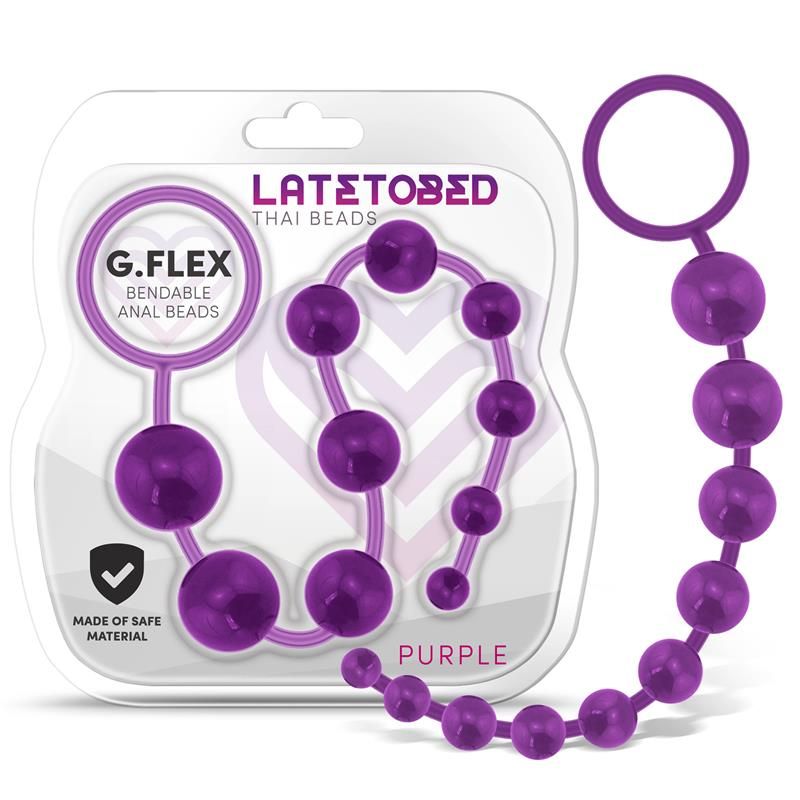 G.Flex Bendable Thai Anal Beads Purple G.Flex Bendable Thai Anal Beads Purple