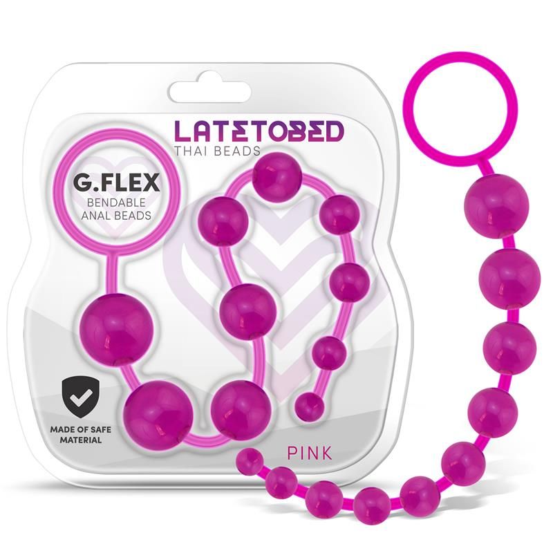 G.Flex Bendable Thai Anal Beads Pink G.Flex Bendable Thai Anal Beads Pink