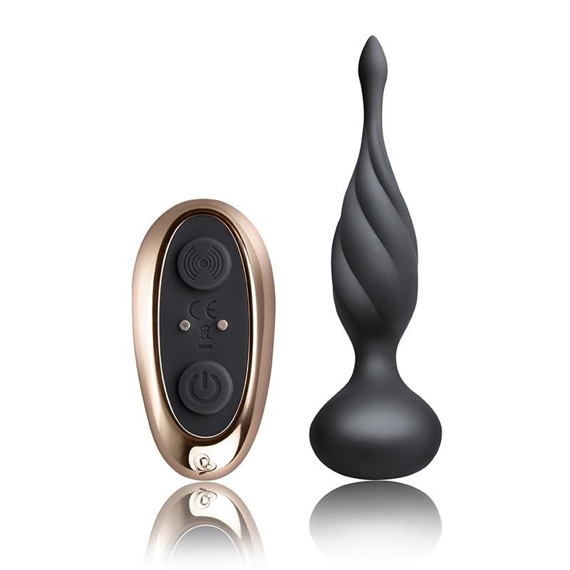 Butt Plug with Remote Control Petite Sensations Discover Black Butt Plug with Remote Control Petite Sensations Discover Black