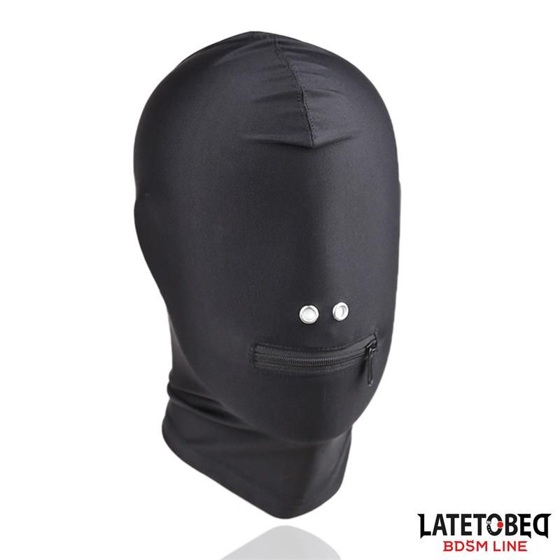 Full Cover Hood with Zipper in the Mouth Full Cover Hood with Zipper in the Mouth
