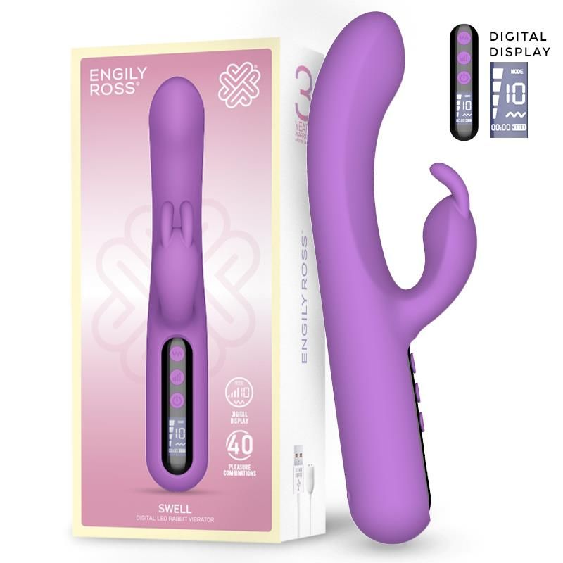 Swell Vibrador con Pantalla Digital S?per Potente 23.2 cm Swell Vibrador con Pantalla Digital S?per Potente 23.2 cm