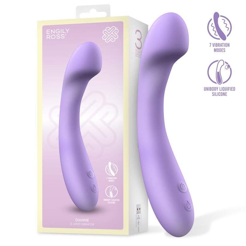 Dianne Vibe Liquid Silicone Unibody G-Spot Bendable USB Dianne Vibe Liquid Silicone Unibody G-Spot Bendable USB