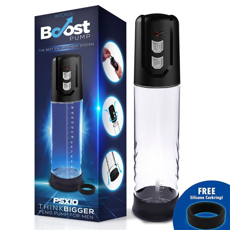 PSX10 Automatic Penis Pump Crystal PSX10 Automatic Penis Pump Crystal