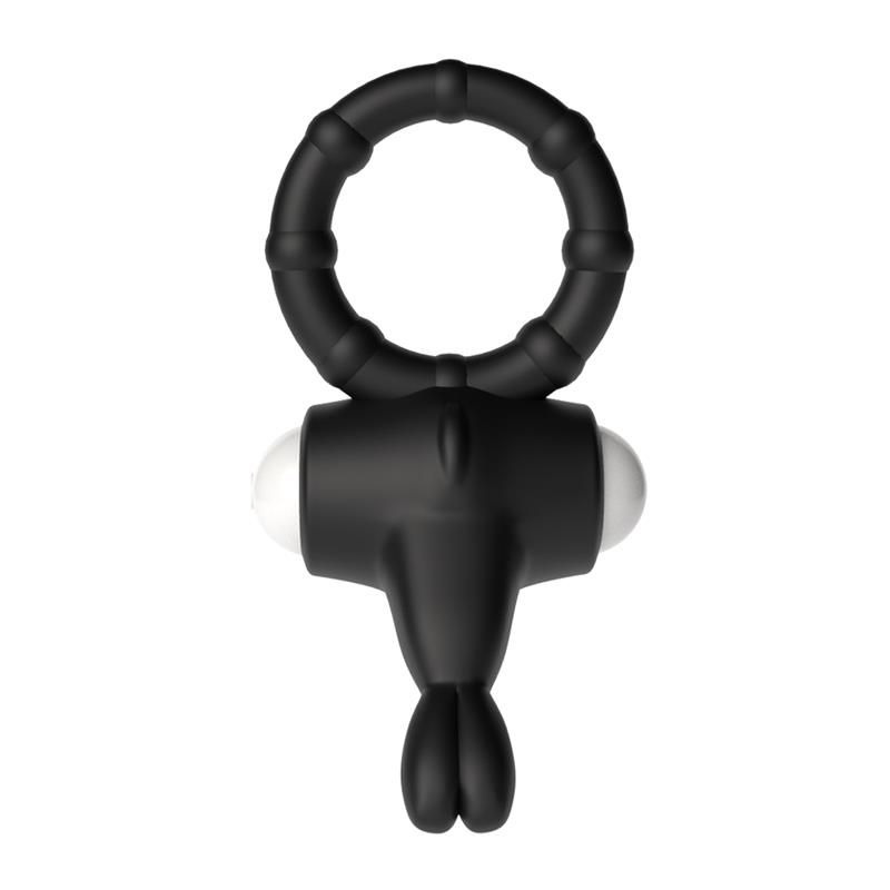 Vibrating Cockring Power Clit Black Vibrating Cockring Power Clit Black