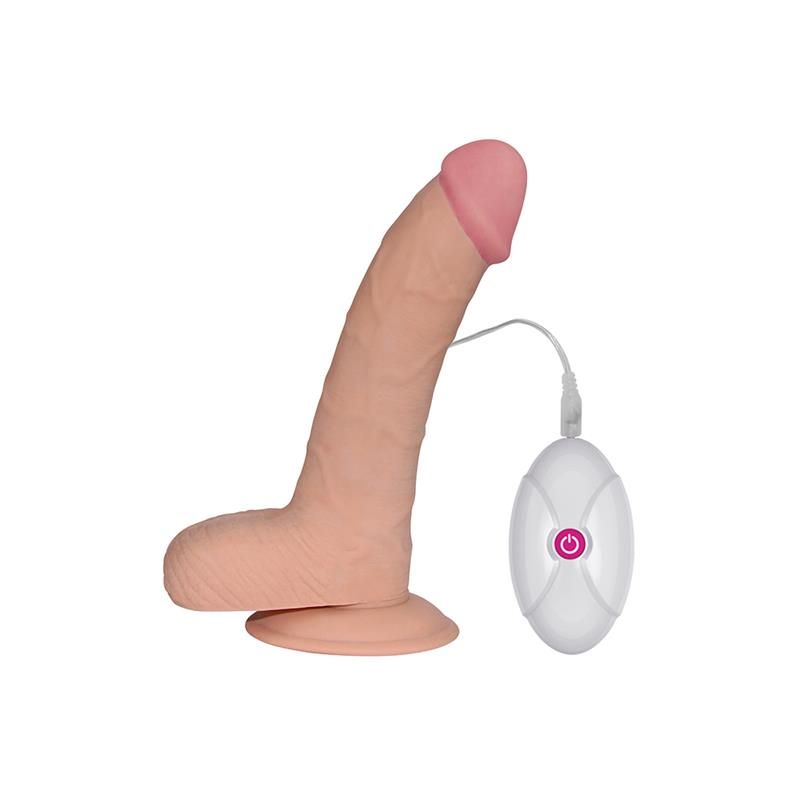 Dildo The Ultra Soft Dude con Vibraci?n 8.8 Natural Dildo The Ultra Soft Dude con Vibraci?n 8.8 Natural