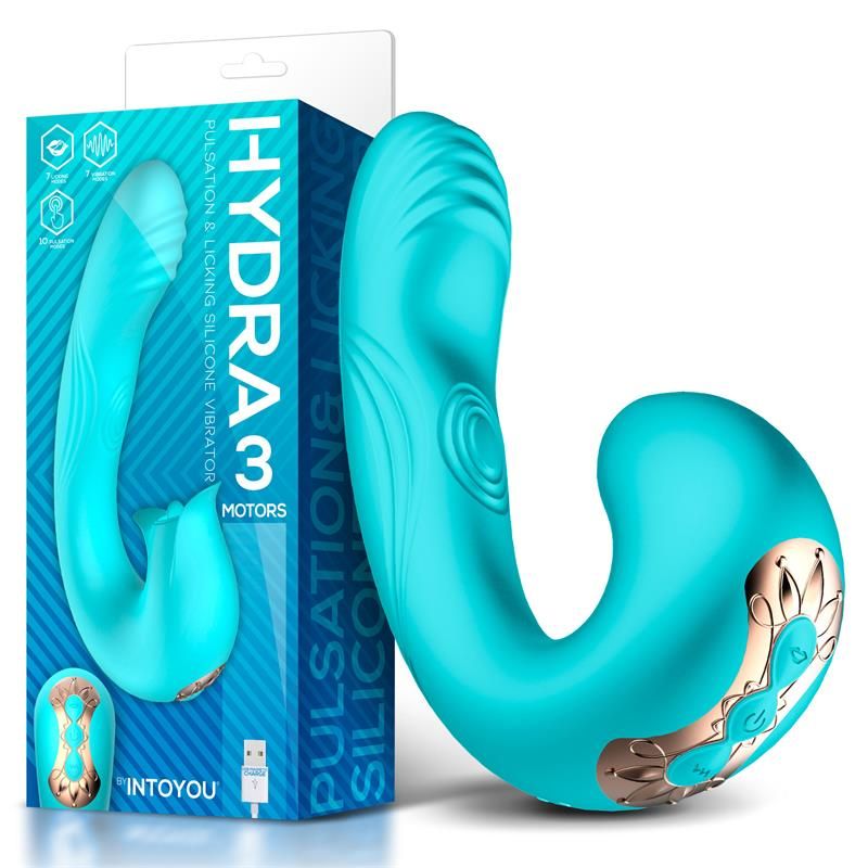 Hydra Vibe with Pulsation and Clitoris Stimulating Tongue 3 Motors USB Hydra Vibe with Pulsation and Clitoris Stimulating Tongue 3 Motors USB