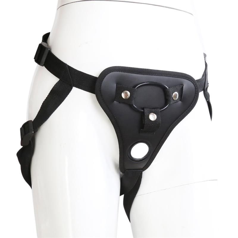 Neoprene Strap On with Silicone Ring Adjustable Neoprene Strap On with Silicone Ring Adjustable
