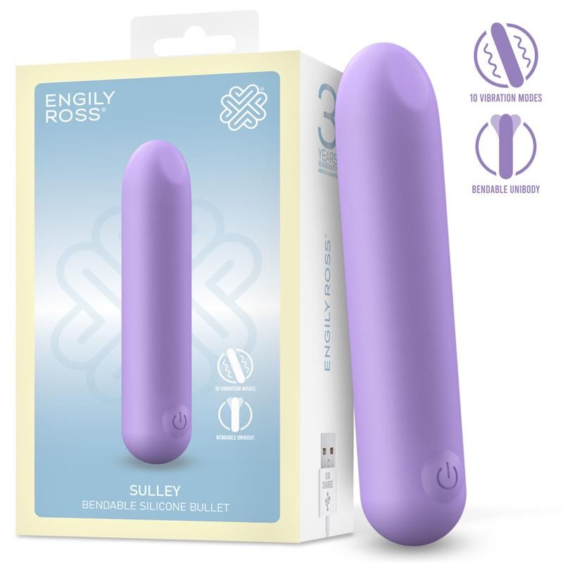 Sulley Vibrating Bullet Liquid Silicone Unibody Bendable USB Sulley Vibrating Bullet Liquid Silicone Unibody Bendable USB