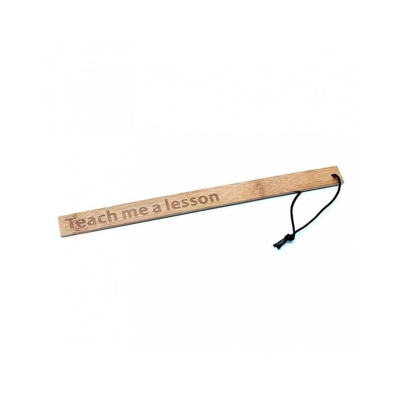 Paddle Teach Me A Lesson Bamboo Paddle Teach Me A Lesson Bamboo