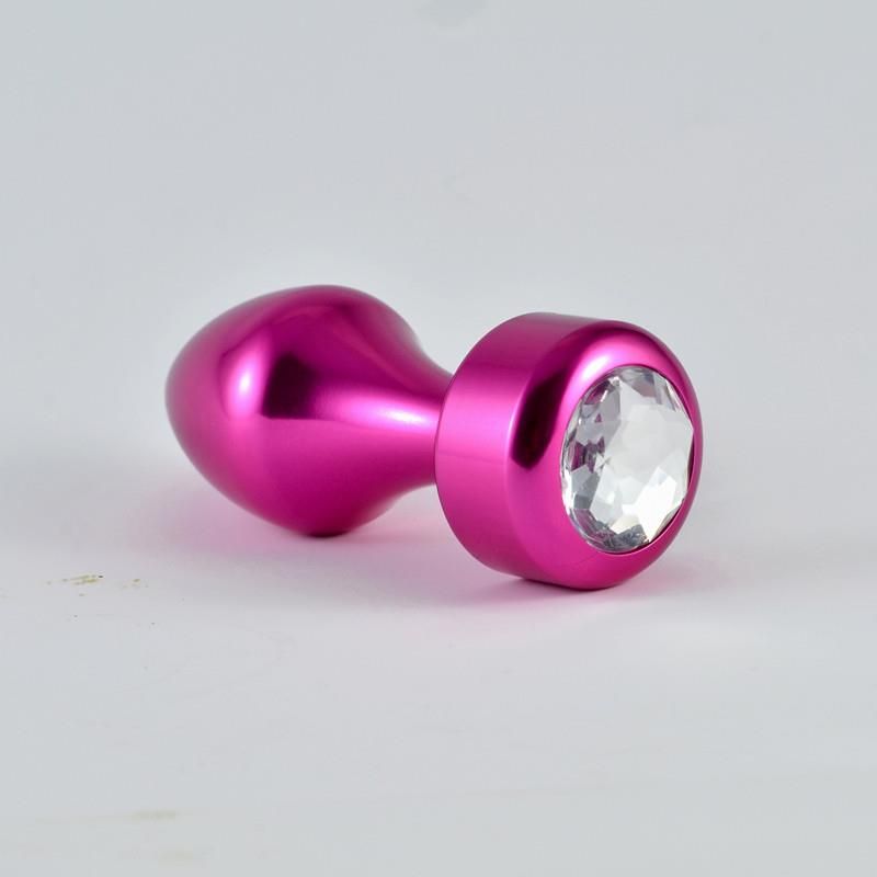 Butt Plug Fuchsia Rosebud with Jewel Butt Plug Fuchsia Rosebud with Jewel