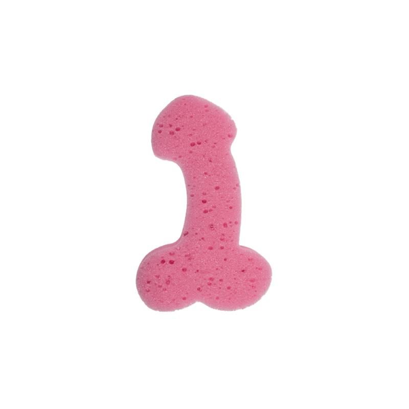 Penis Shaped Bath Sponge Pink Penis Shaped Bath Sponge Pink