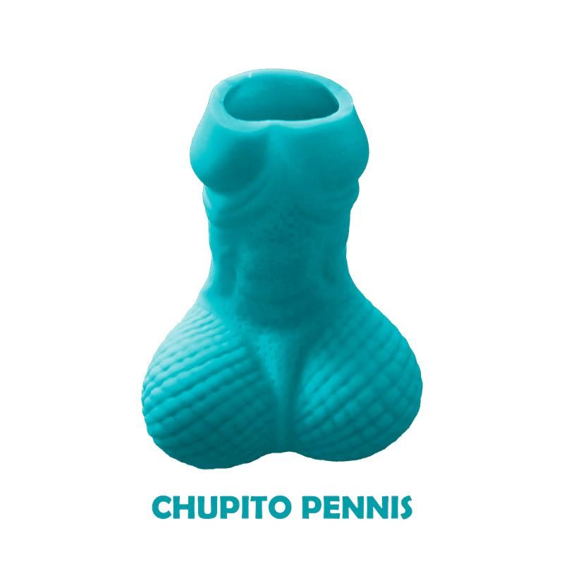 Penis Shaped Shot Glass Blue Penis Shaped Shot Glass Blue