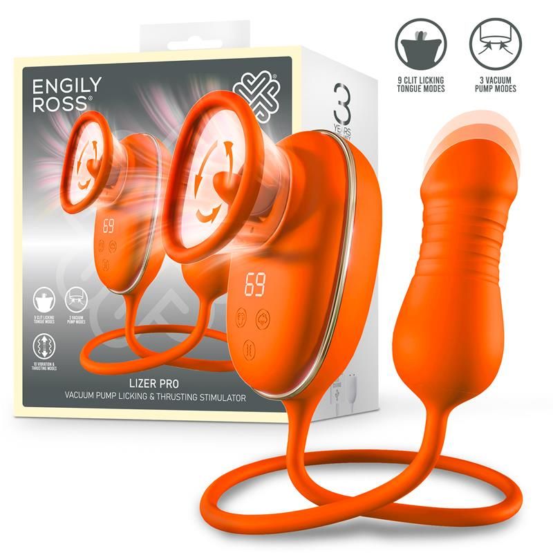 Lizer Pro Oscillating Tongue Stimulator, Vacuum Pump, and Thrusting Egg Lizer Pro Oscillating Tongue Stimulator, Vacuum Pump, and Thrusting Egg