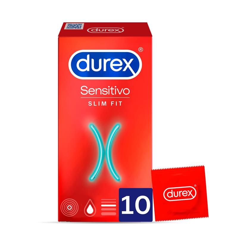Condoms Sensitivo Slim Fit 10 Units Condoms Sensitivo Slim Fit 10 Units