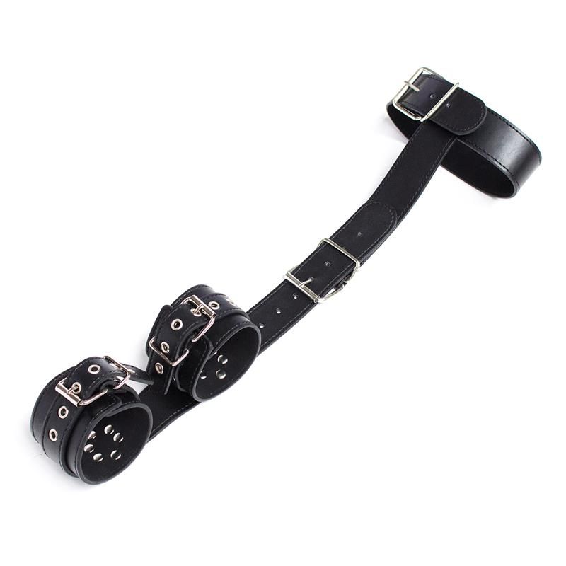 Collar with Restraints Adjustable Black Collar with Restraints Adjustable Black