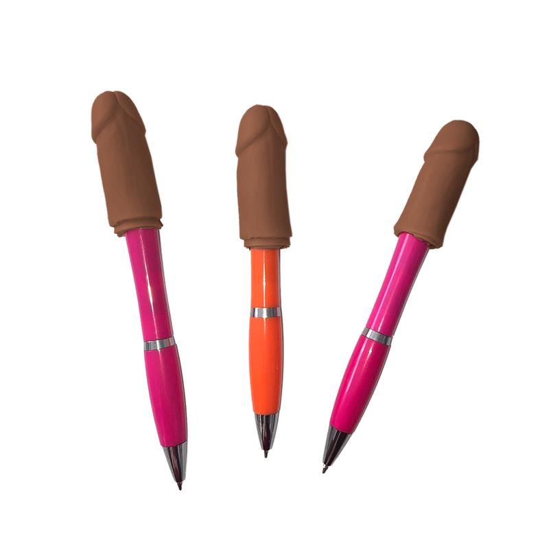3 Pens with a Penis-Shaped Tip 3 Pens with a Penis-Shaped Tip
