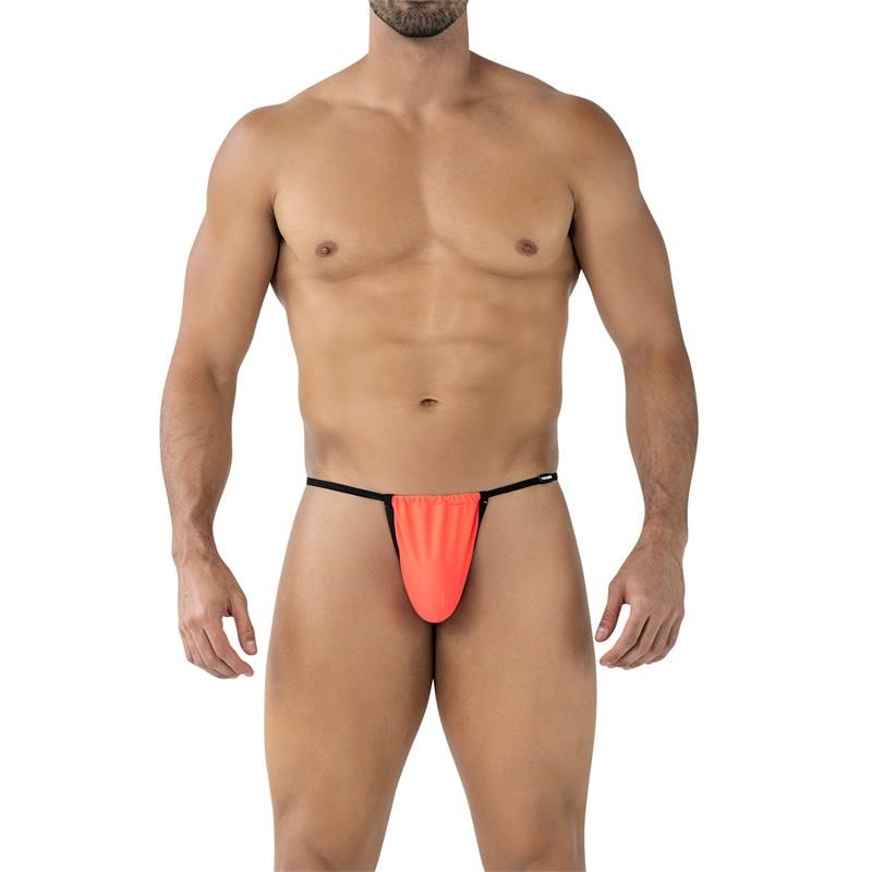 C4MSPX04 Fluo Pouch V-String Tangerine - Taglia S/M C4MSPX04 Fluo Pouch V-String Tangerine - Taglia S/M