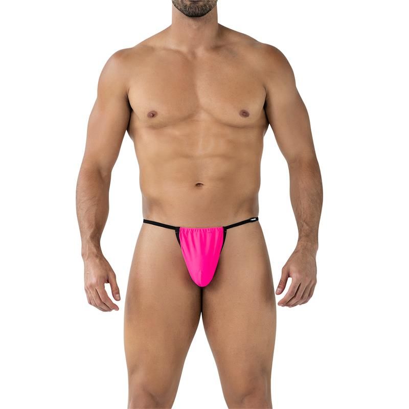 C4MSPX04 Fluo Pouch V-String Hot Pink - Taglia S/M C4MSPX04 Fluo Pouch V-String Hot Pink - Taglia S/M