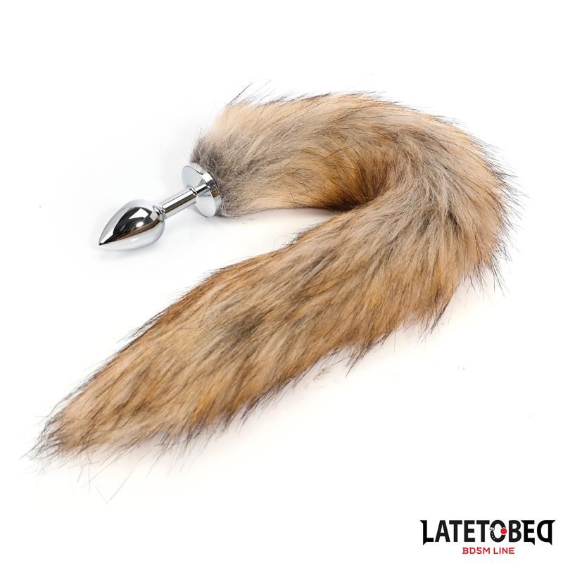 Anal plug with tailBrown 40 cm Anal plug with tailBrown 40 cm