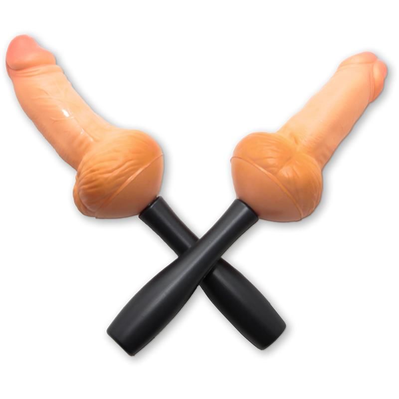 2 Penis-Shaped Maracas 25 cm 2 Penis-Shaped Maracas 25 cm