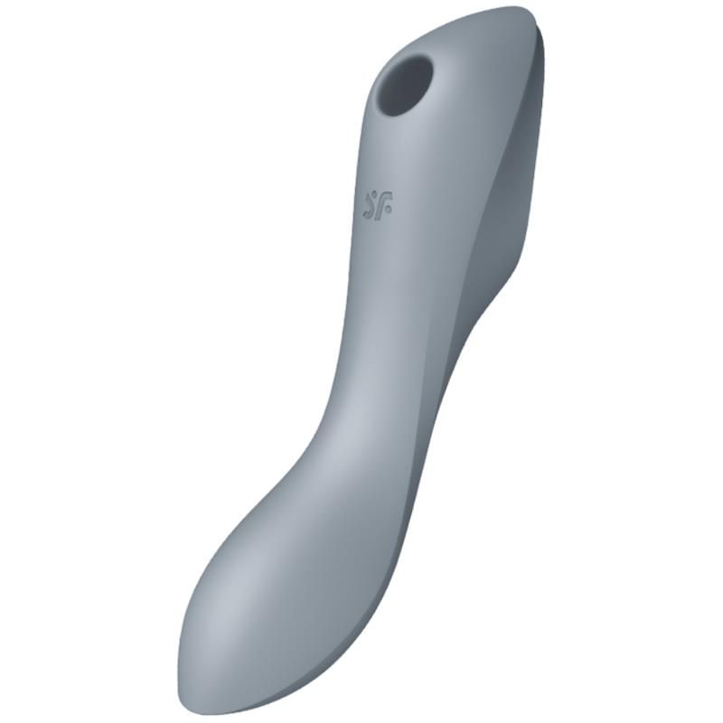 Curvy Trinity 3 Vibe and Clitoris Sucker Triple Stimulation Bluegray Curvy Trinity 3 Vibe and Clitoris Sucker Triple Stimulation Bluegray