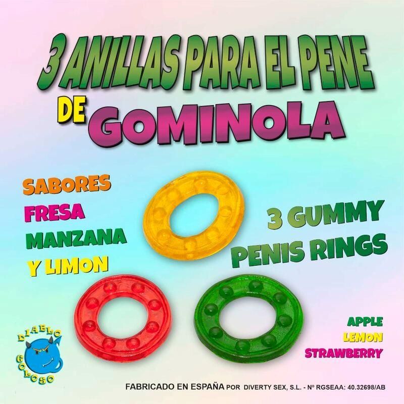 Set 3 Gummy Rings Set 3 Gummy Rings