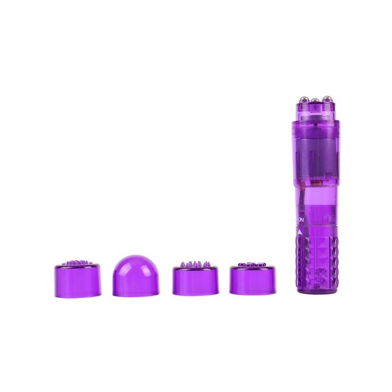 Mini Massager 3 Heads Purple Mini Massager 3 Heads Purple