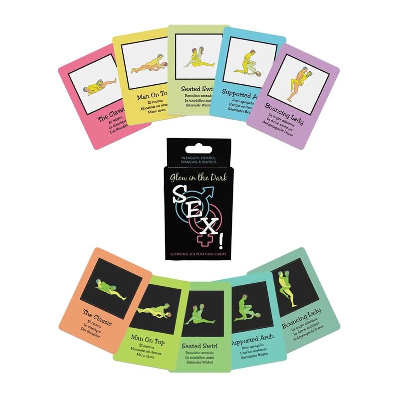 Card Game Glow in the Dark Sex! Cards Card Game Glow in the Dark Sex! Cards