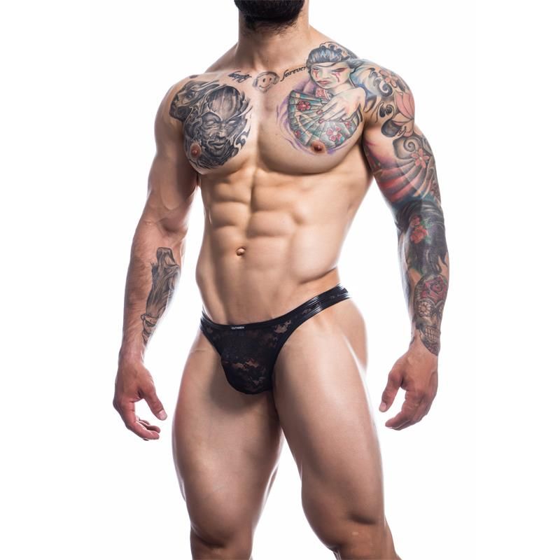L4CE03 Thong with Lace - Taglia L L4CE03 Thong with Lace - Taglia L