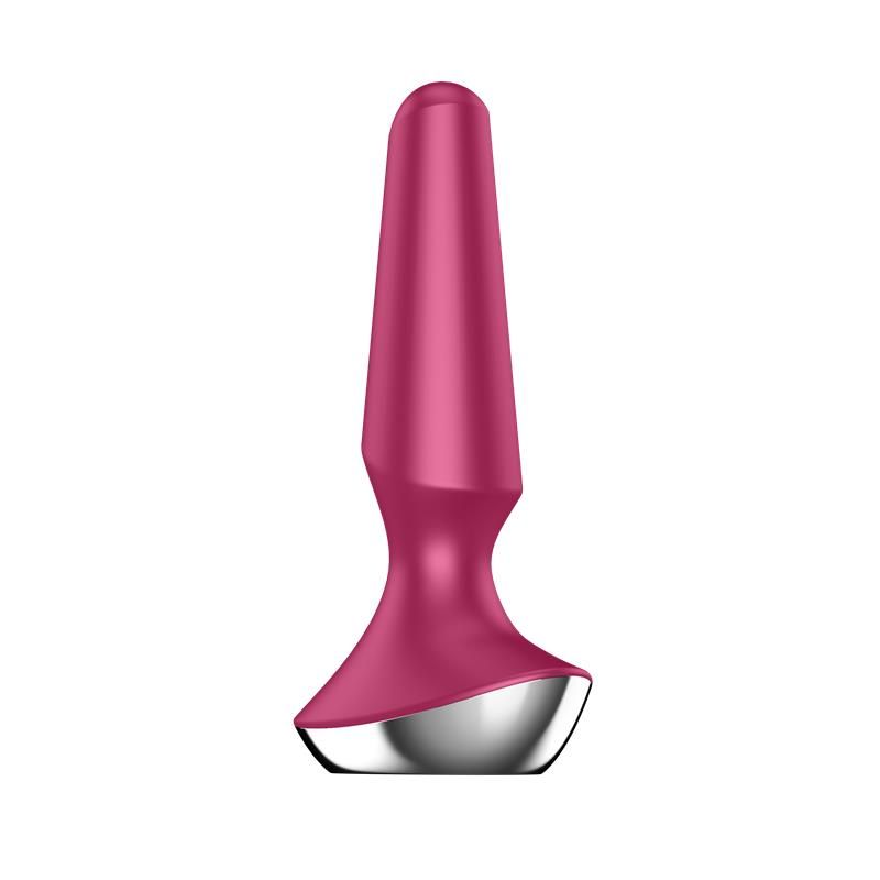 Plug-ilicious 2 Vibrating Butt Plug with Satisfyer Connect App Berry Plug-ilicious 2 Vibrating Butt Plug with Satisfyer Connect App Berry