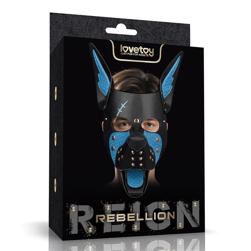 Rebellion Reign Scarred Alpha Pup Mask Blue Rebellion Reign Scarred Alpha Pup Mask Blue