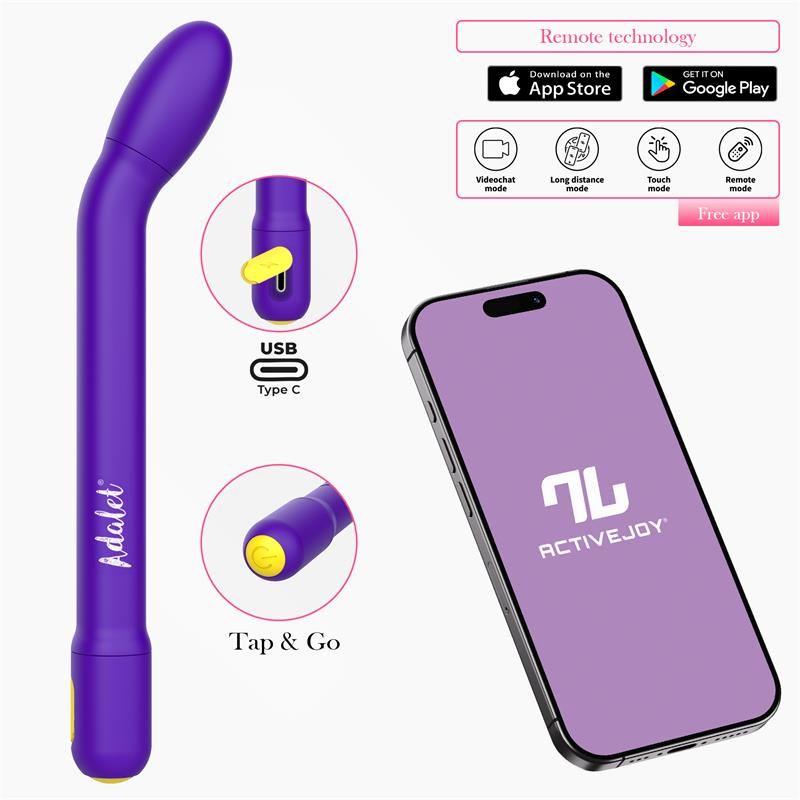 Gently G-Point Vibrator with APP Purple Gently G-Point Vibrator with APP Purple