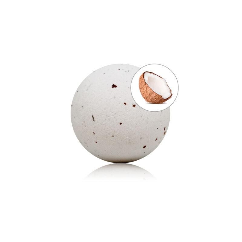 Coco Bath Bomb with Rose Petals 150 gr Coco Bath Bomb with Rose Petals 150 gr
