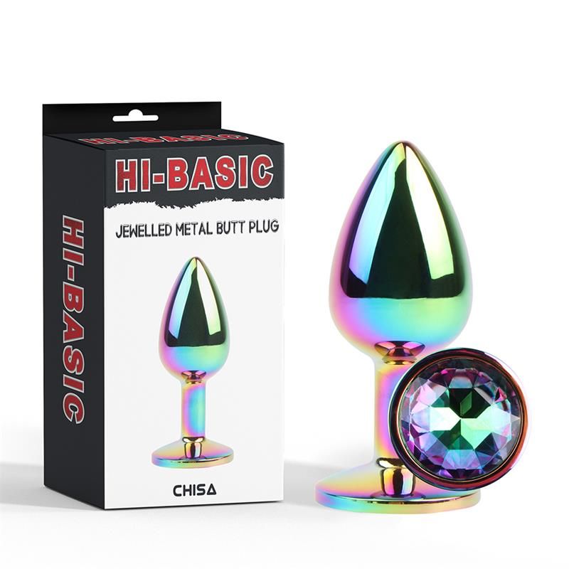 Jewelled Metal Butt Plug 2.7 Jewelled Metal Butt Plug 2.7
