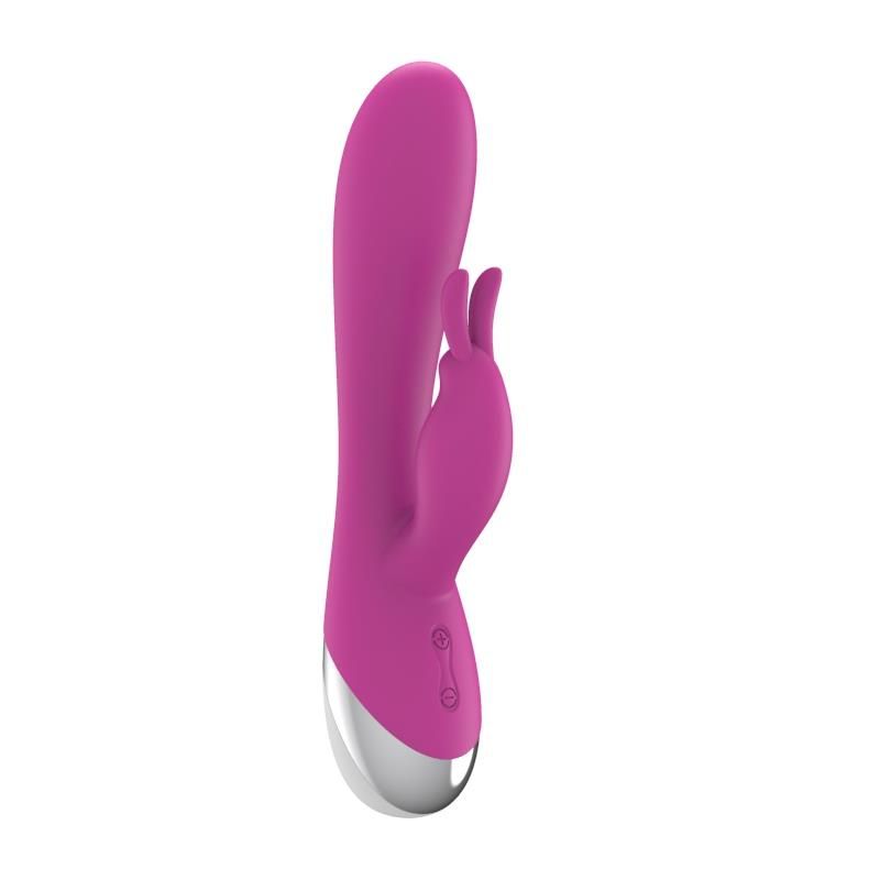 Dual Vibe with Rabbit USB Silicone Pink Dual Vibe with Rabbit USB Silicone Pink