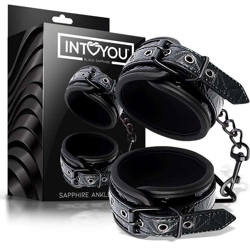 Adjustable Ankle Cuffs Sapphire Vegan Leather Adjustable Ankle Cuffs Sapphire Vegan Leather
