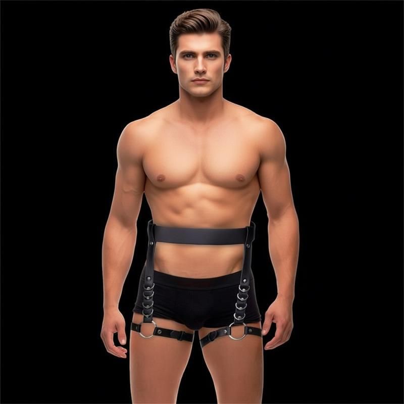Didier Leg and Waist Bondage Harness Adjustable Didier Leg and Waist Bondage Harness Adjustable