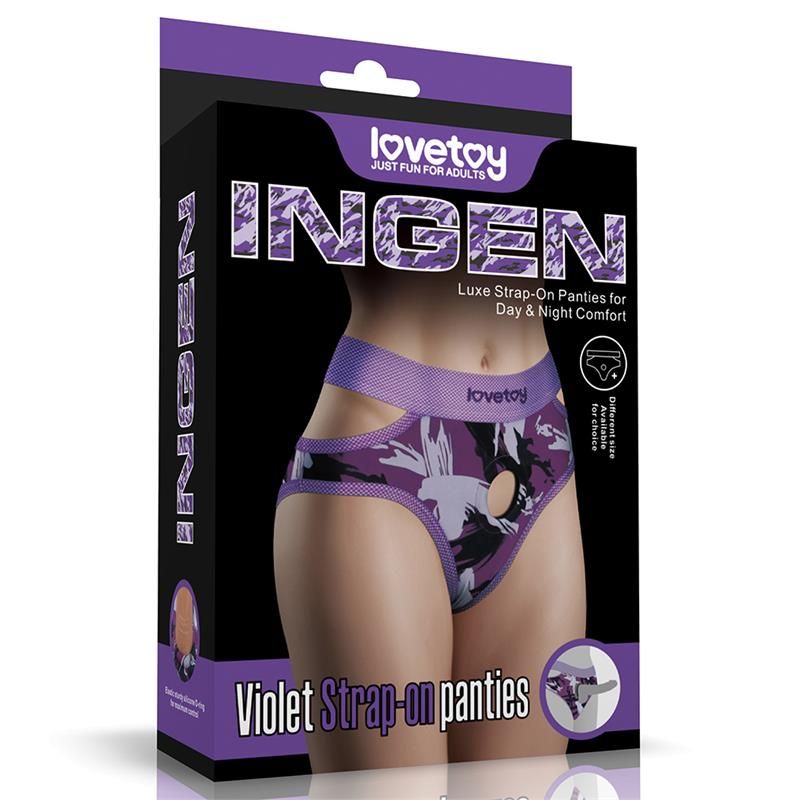 Strap-on Panties Violet - Taglia XS/S Strap-on Panties Violet - Taglia XS/S
