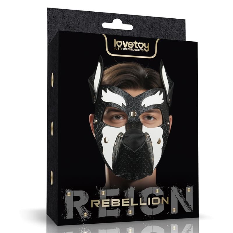 Rebellion Reign Howl Pup Mask White Rebellion Reign Howl Pup Mask White