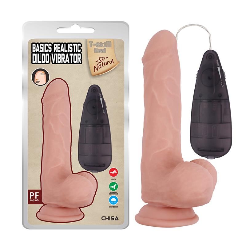 Realistic Vibrating Dildo Basics Realistic 7.8 Realistic Vibrating Dildo Basics Realistic 7.8