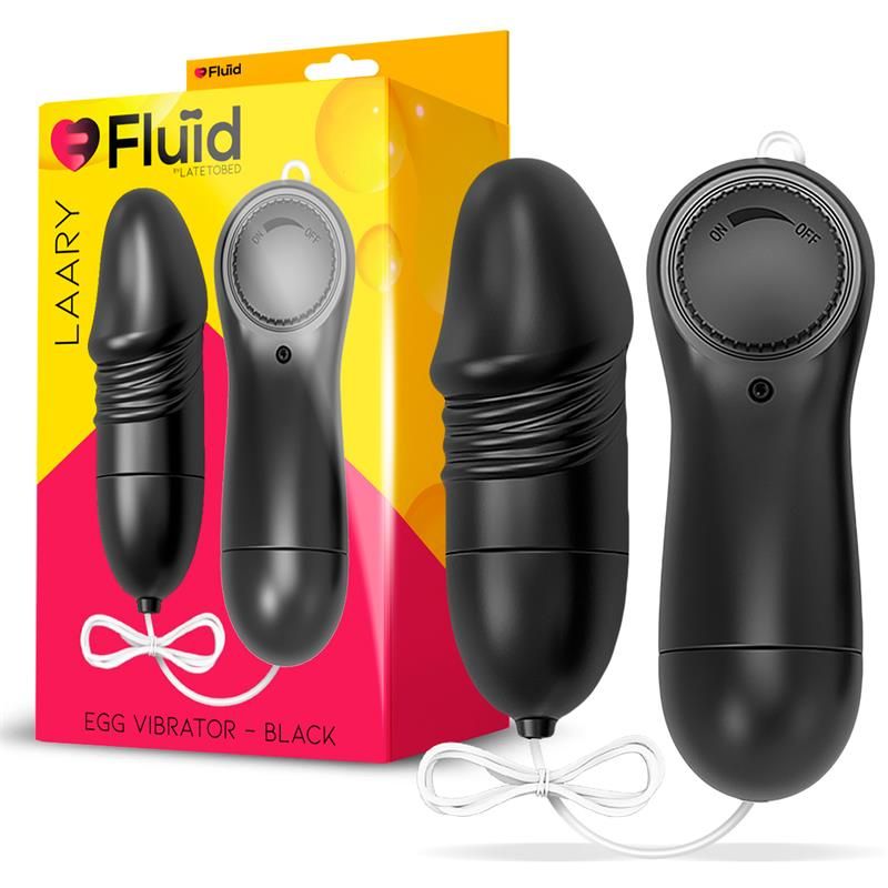 Laary Multi-Speed Vibrating Egg with Remote Control Black Laary Multi-Speed Vibrating Egg with Remote Control Black