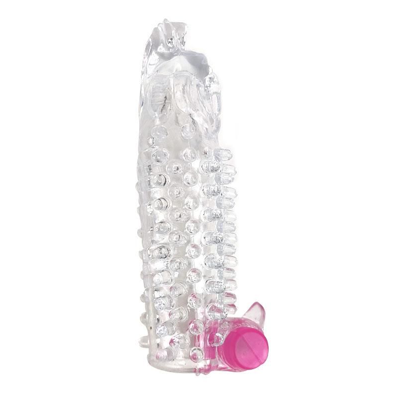 Vibrating Penis Sleeve Clear Vibrating Penis Sleeve Clear