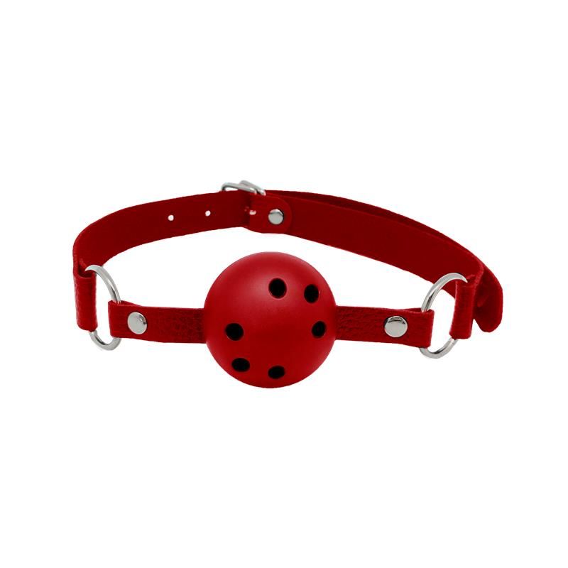 Discretion Breathable Gag Red Discretion Breathable Gag Red