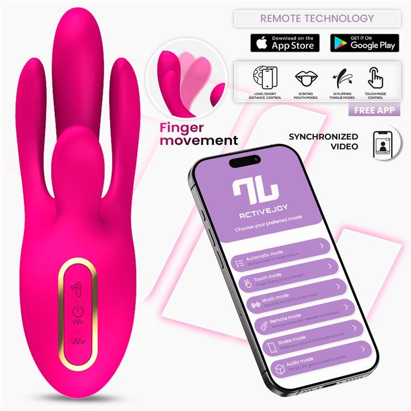 Derek Vibe with Finger Function 3 Motors and App Derek Vibe with Finger Function 3 Motors and App