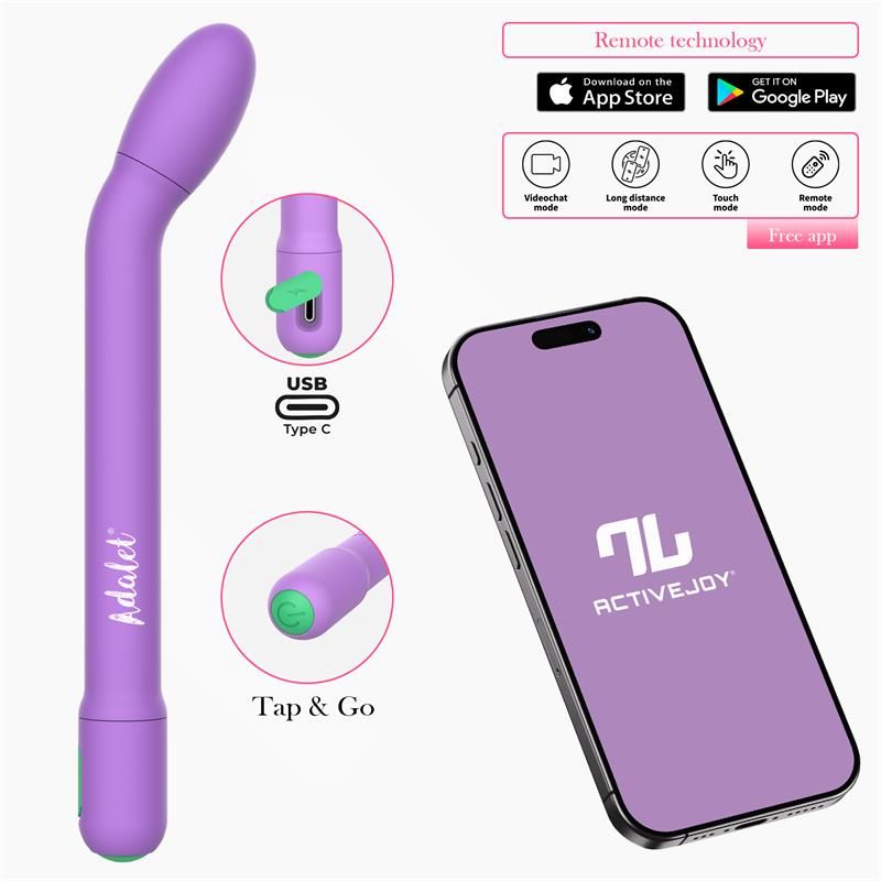 Gently G-Point Vibrator with APP Lavender Gently G-Point Vibrator with APP Lavender