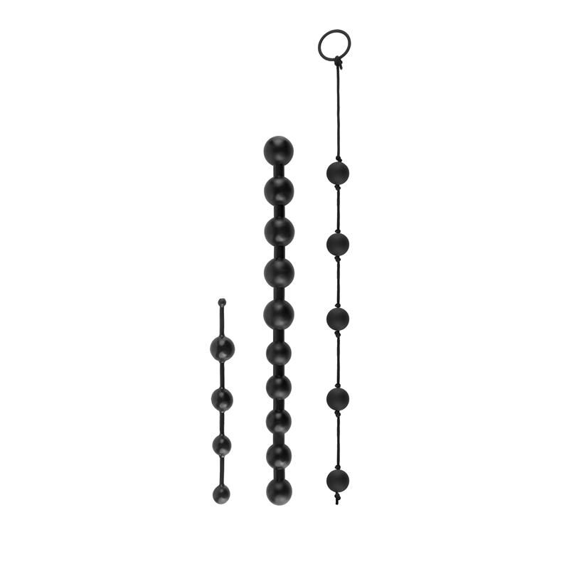 Beginners Anal Bead Kit Black Beginners Anal Bead Kit Black